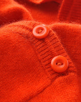 Women's Cropped Knit Cashmere Sweater