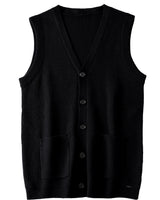 V-Neck Knit Sweater Vest