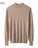 Solid Turtleneck Sweater