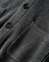Cable Knit Shawl Collar Cardigan