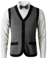 Solid Knit Sweater Vest