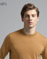 Lightweight Crew Neck Wool Sweater