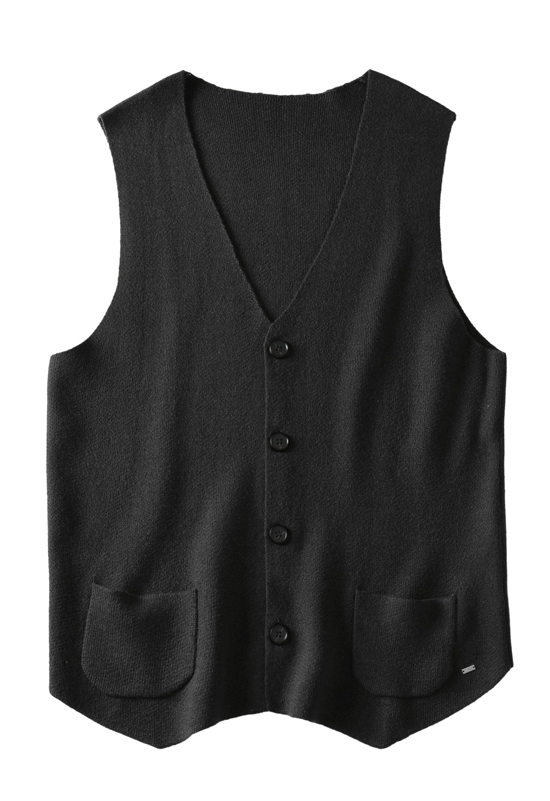 Herringbone V-Neck Sweater Vest