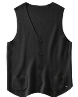 Herringbone V-Neck Sweater Vest