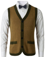 Solid Knit Sweater Vest