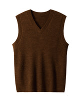 Sleeveless V-Neck Vest