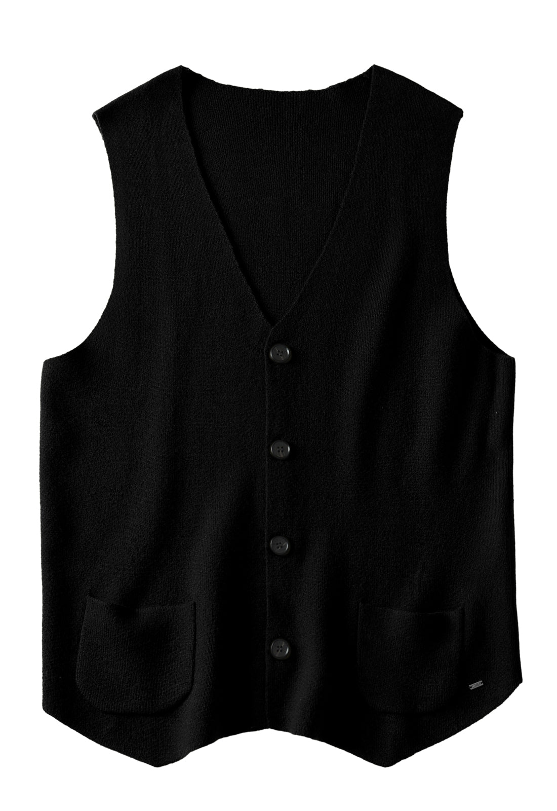 Herringbone V-Neck Sweater Vest