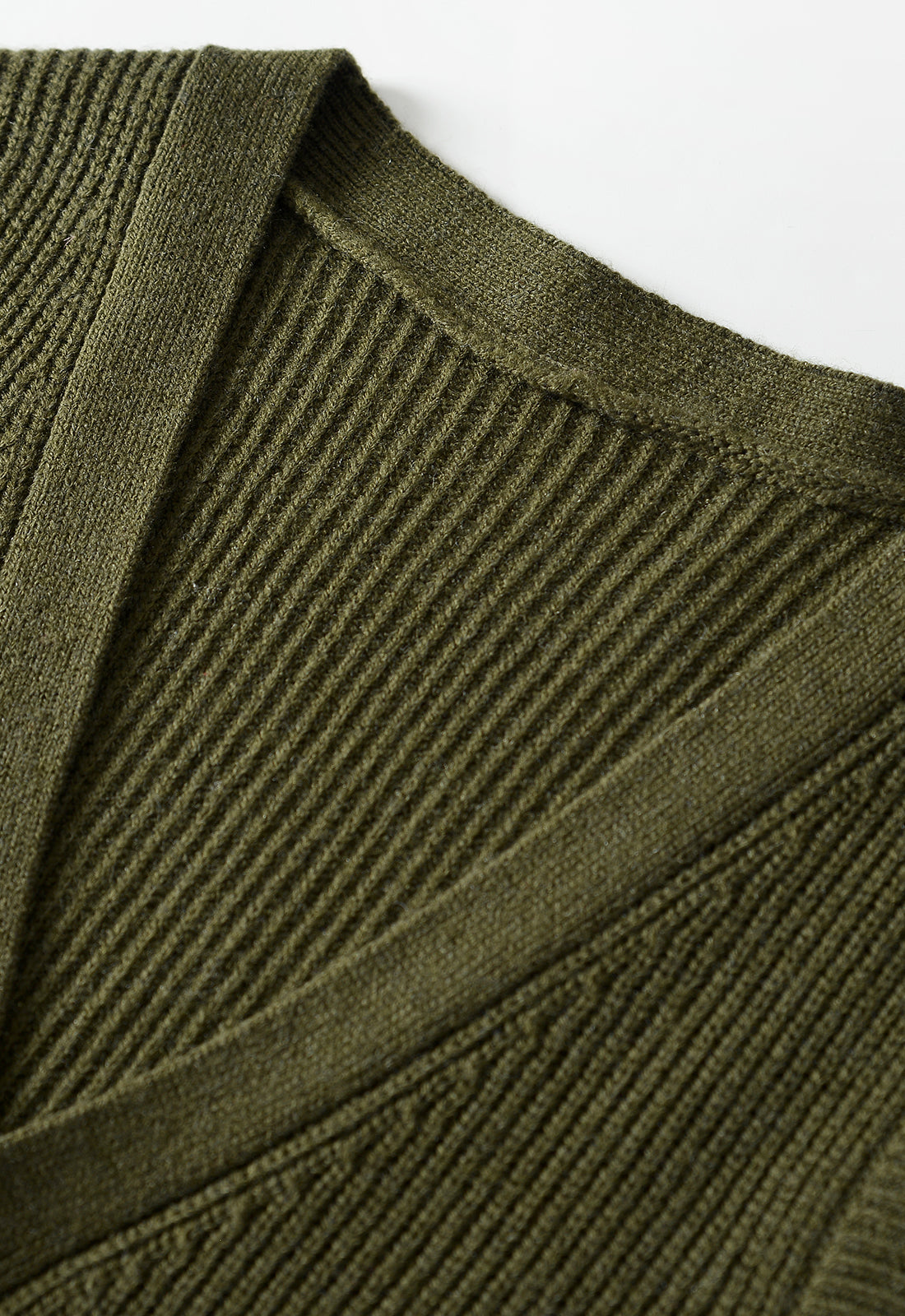 V-Neck Knit Sweater Vest