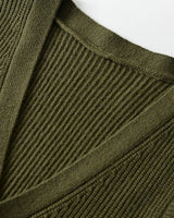 V-Neck Knit Sweater Vest