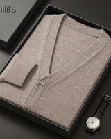 Oversized Button Wool Cardigan — Old