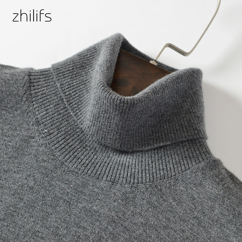 Men's Lightweight Wool Turtleneck Sweater Underwear Men's Lightweight Wool Turtleneck Sweater Underwear