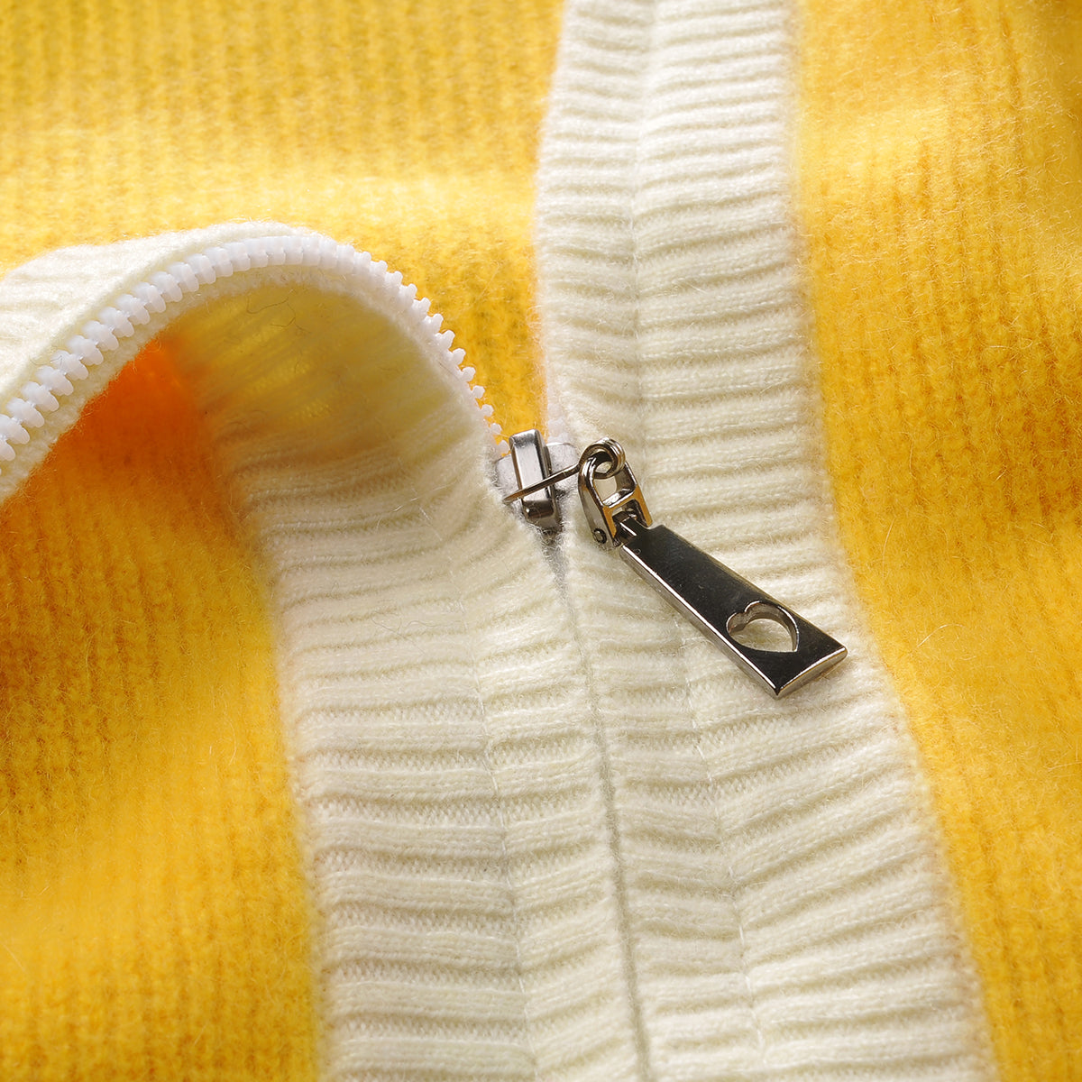 Women's Yellow Knit Cardigan