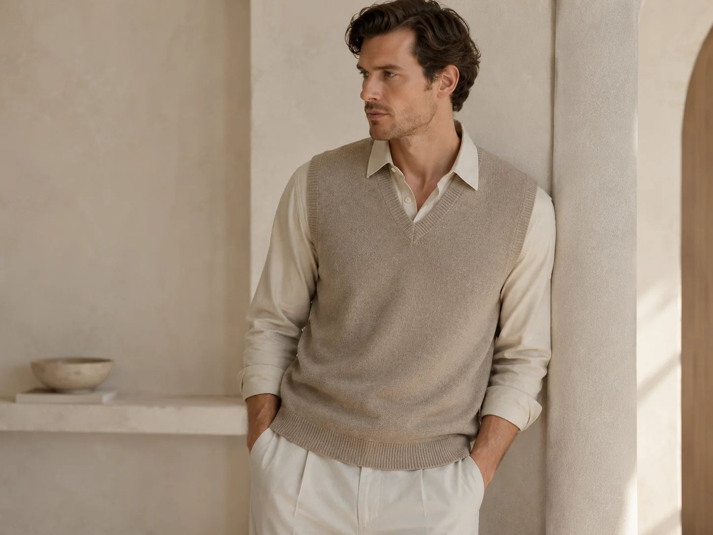 Vests — minimal knitwear